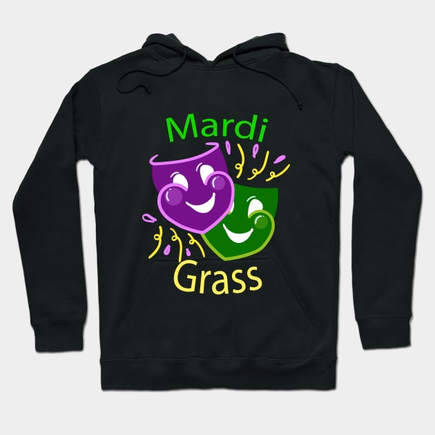 mardi gras Hoodie by Family of siblings